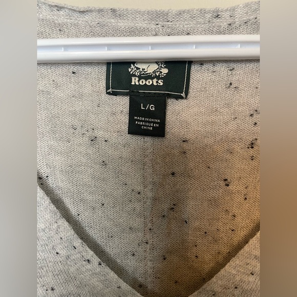 Roots long-sleeve slouchy speckle top - Picture 2 of 2